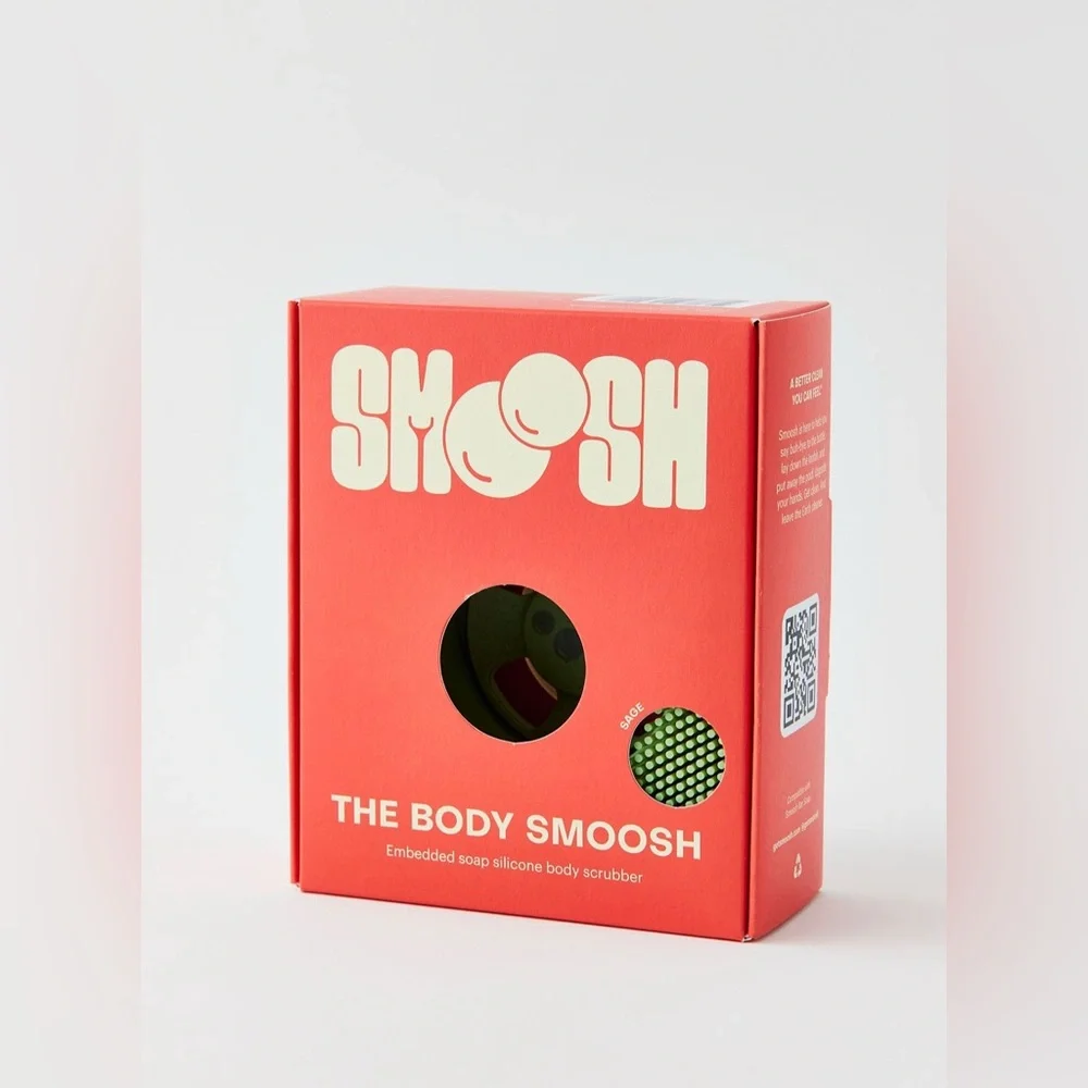 Smoosh Silicone Body Scrubber and Back Scrubber Stick